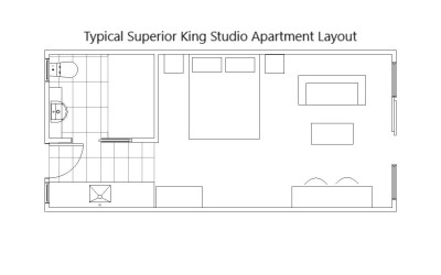 Superior King Studio Apartments